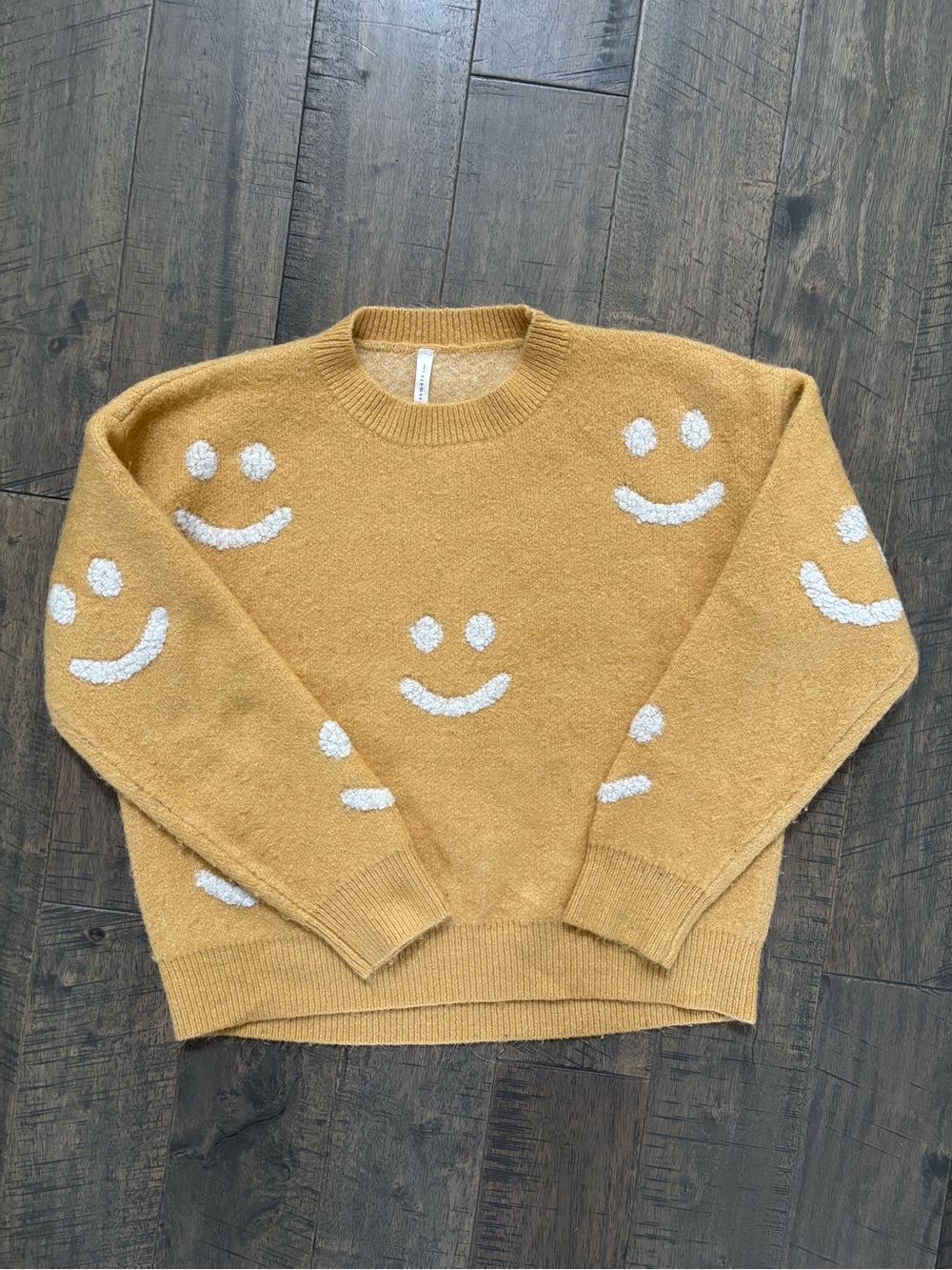 Dreamers Mustard Crewneck knit Sweater